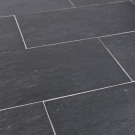 Skifer Fliser Mustang Black (Sort) 30x60x0,9-1,3 cm