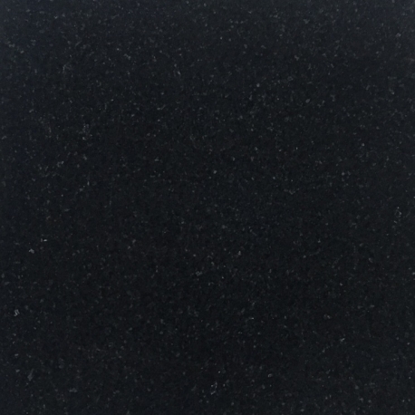 Billede af New Indian Black Poleret Granitfliser 30,5x30,5x1 cm - overflade m/fas