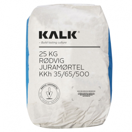 Rødvig Juramørtel Kh 30/65/500 - (Blå Pose) Korn 0-4 mm