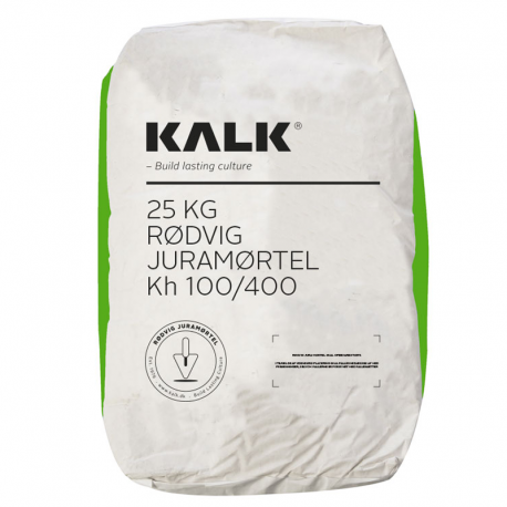 Rødvig Juramørtel Kh 100/400 - (Grøn Pose) Korn 0-2 mm