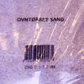 Ovntørret sand - 20 kg i pose 2