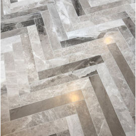 Nova Marmor Fliser - sildeben - slebet u/fas - 6 x 40 x 1,2 cm