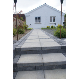 Betonbrosten/Kopsten 10x10x8 cm - Sort/Antracit 2