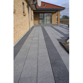 IBF Skiferpræg 30x30x6 cm - Grå 2