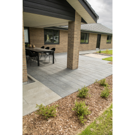 IBF Skiferpræg 30x60x6 cm - Sort/Antracit 2