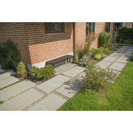 IBF Soldaterfliser 45x90x8 cm Grå 2