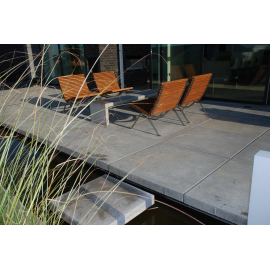 IBF Soldaterfliser 90x90x10 cm Grå 2