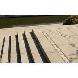 IBF Albertslund Kantsten 15x30x60 cm - vandret overside - Grå 2