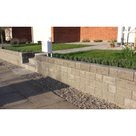 IBF Easyblokke Bx18x15 cm - Hjørne 90° - Grå Type2