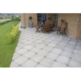 IBF Mini SquareLine fliser 30x30x6 cm Grå 2