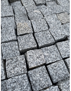 Chaussesten Earl Grey (Grå) Halve 9 x 9 x 4-6 cm - i kasse m. 1000 stk 2