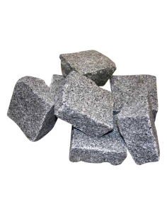 Chaussesten Earl Blue (Mørk Grå) Halve 9 x 9 x 4-6 cm - i kasse m. 1000 stk