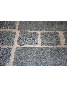 Chaussesten Earl Blue (Mørk Grå) Halve 9 x 9 x 4-6 cm - i kasse m. 1000 stk 2