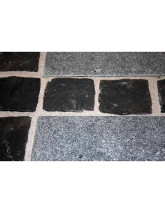 Chaussesten Earl Black (Sort) Halve 9 x 9 x 4-6 cm - i kasse m. 1000 stk 2