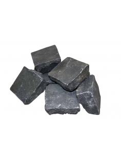 Chaussesten Earl Black (Sort) Halve 9 x 9 x 4-6 cm - i kasse m. 1000 stk