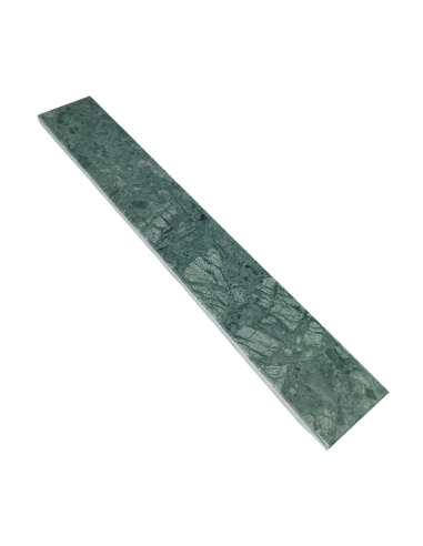 Grøn Marmor VG Fliser - sildeben 6,0x40x1,2 cm - finslebet m/fas