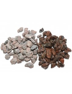 Granitskærver Rød/Sort 8/16 mm - Big Bag ca. 500 kg