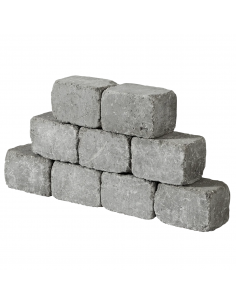 Holmegaardsten 14x21x14 cm - Kantblokke - Grå 2