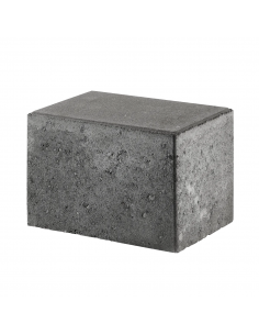 Bondesten 14x21x14 cm - Kantblokke - Gråmix