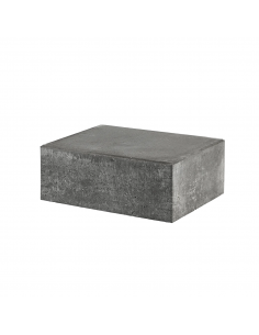 IBF Trappetrin 30x40x15 cm - Lige forkant - Grå