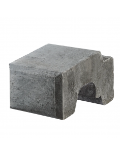 Danblokke 25x33x17 cm Sort / Antracit