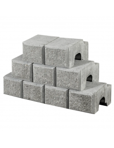 Danblokke Eksklusiv 25x34x17 cm - Grå 2