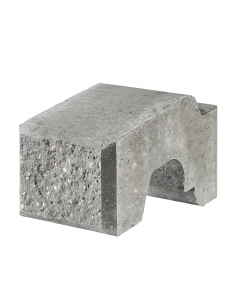 Danblokke Eksklusiv 22,5x34x17 cm - Tilpasning - Grå