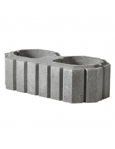 Plantesten 50x25x15 cm - Type 8 - Grå