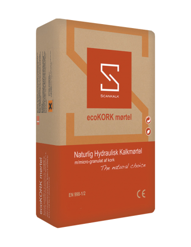 Varmeisolerende Mørtel (EcoCORK)